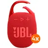 JBL Clip 5 Rouge Lot de 4