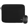 BlueBuilt Housse pour Ordinateurs Portables Largeur 31 cm 13 Pouces M Noir + Nexum Souris Sans Fil