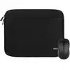 BlueBuilt Housse pour Ordinateurs Portables Largeur 33 cm 14 Pouces M Noir + Nexum Souris Sans Fil