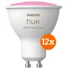 Philips Hue White and Color GU10 Lot de 12