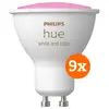 Philips Hue White and Color GU10 Lot de 9