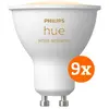 Philips Hue White Ambiance GU10 Lot de 9