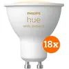 Philips Hue White Ambiance GU10 Lot de 18