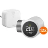 Tado Tête Thermostatique Connectée X - Kit de Démarrage Lot de 12
