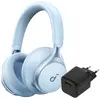Soundcore Space One Bleu + BlueBuilt Quick Charge Chargeur avec Port USB-A 18 W Noir