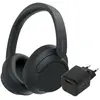 Sony WH-CH720N Noir + BlueBuilt Quick Charge Chargeur avec Port USB-A 18 W Noir