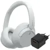 Sony WH-CH720N Blanc + BlueBuilt Quick Charge Chargeur avec Port USB-A...