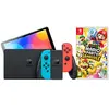Nintendo Switch OLED Bleu Rouge + Mario Party Jamboree