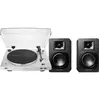 Audio Technica AT-LP3XBT Blanc + Audio-Technica ATH-SP3X Noir