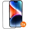 BlueBuilt Apple iPhone 15 Protège-écran Verre Lot de 2