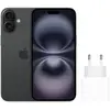 Apple iPhone 16 128 Go Noir + Apple Chargeur Rapide