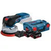 Bosch Professional GEX 18V-125 Batterie GBA 5,0 Ah (2x) Kit de Démarra...