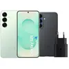 Samsung Galaxy S25 128 Go Menthe 5G + Pack d'Accessoires