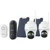 Reolink Argus B430 Lot de 2 + Solar Panel + D340W + Chime 