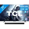TCL QD Mini-LED 55" T8D (2026) + TCL S45H 2.0 Barre de Son 