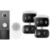 TP-Link Tapo C246D Lot de 2 + D235 Smart Battery & Wired Doorbell 