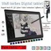 Tablettes Graphiques,10*6 ''IPS HD graphique dessin numérique tablette...