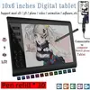 Tablettes Graphiques,10*6 ''IPS HD graphique dessin numérique tablette...