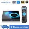 TV Box Android 10 T95 Smart TV BOX Wifi BT 4G+64Go H616 6K Netflix Google Store Boîte Multimédia Box Android
