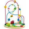 Circuit de perles en bois Hape Pizzaz - Pour enfant de 12 mois - Bleu, rouge et jaune