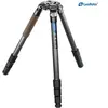 Leofoto LN-404C CNC tripod, Hard anodize (Carbone), Trépied, Noir