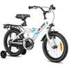Vélo HILAND 16 pouces pour garçons (4, 5, 6+) avec siège arrière, roue...