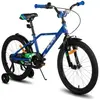 HILAND Vélo Enfant 20 Pouces pour garçon de 7-13 Ans, Frein à Main et Frein à rétropédalage-Bleu