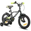 HILAND Vélo Enfant 16 Pouces pour garçon de 5-7 Ans, Frein à Main et F...