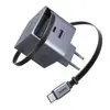 Ugreen Wall GaN Charger (45 W), Chargeur USB, Gris