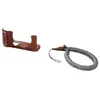 SmallRig 4880 Camera Leather Half Case Kit for Fujifilm X-M5, bruin