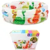 Intex 57106NP Dino Buddies 3-Rings Babyzwembad, 61cm x 22cm
