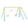Portique pour enfants 4 agrès balançoires + face à face - Intex