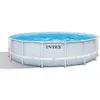 Intex Piscine tubulaire Chevron ronde 4,88 x 1,22 m - Intex