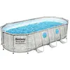 Bestway - Oval Pool - Zwembad - PVC en staal - Grijs - 549 x 274 x 122...