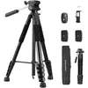 190cm Trépied Appareil Photo pour Smartphone - K&F Concept Trépied Cam...