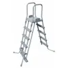Echelle 2 X 4 marches + Plateforme pour piscine h132 - BESTWAY - Sécur...