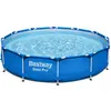 BESTWAY Piscine ronde Steel Pro Frame Pools - 305x305x76 cm - Bleu