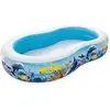 Pataugeoire gonflable pour enfants Bestway 262 x 157 x 46 cm Bleu