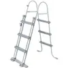 Echelle de sécurité pour piscine BESTWAY - 2 x 3 marches - H 107 cm - ...