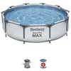 Bestway Piscine Ronde Avec Purificateur Structure Métallique 305x76 Cm