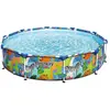 Bestway - Steel Pro - Opzetzwembad - 274x66 cm - Dierenprint - Rond