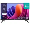 Téléviseur LED HD 32' Hisense 32A4N - Wi-Fi - 2x HDMI - Son 2.0 12W
