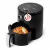 SWISSHOME Friteuse à air chaud 2.5L 1200W - Température 80-200C - Minuterie 30 min - Panier amovible - Friteuse sans huile - Protection co