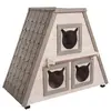 zooplus Exclusive Abri extérieur Chat Madeira - bois