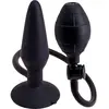 Seven Creations - Inflatable Butt Plug M - Anal Toys Buttplugs Zwart