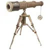 Rokr Télescope monoculaire en bois ROBOTIME - Maquette 3D à assembler - Jouet cadeau pour enfant - Échelle 1:1