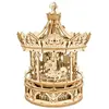 Robotime - Muziekdoos - DIY - 3D - Romantic Carousel - Houten Modelbouw
