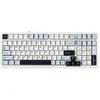 EPOMAKER x AULA F99 - Wit/Blauw - Mechanisch Draadloos Toetsenbord - R...
