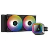 Deepcool - Ls520S Zero Dark - Watercooling Aio Cpu - 2X120Mm - Noir