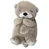 Peluche SZSMART SL01 Loutre de rivière avec lumière respiratoire pour ...